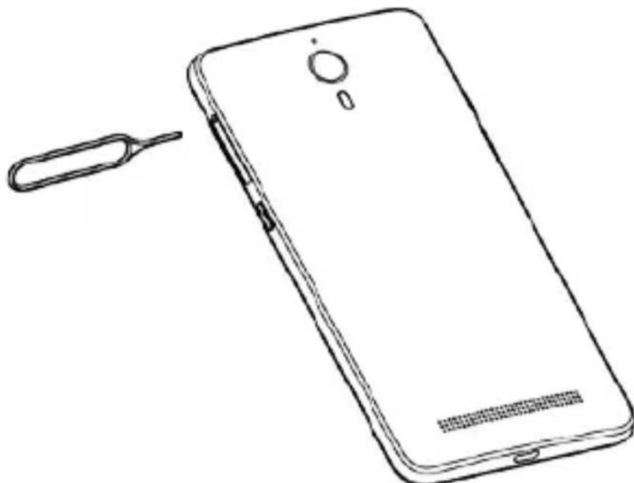 Coolpad E570 - SIM card and Micro SD card - 1
