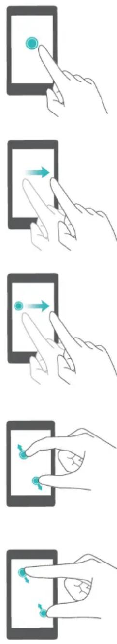 HUAWEI Honor 6X - Touchscreen gestures - 3