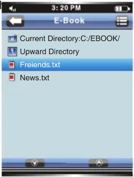 3:20 PM E-Book Current Directory:C:/EBOOK/ Upward Directory Freiends.txt News.txt