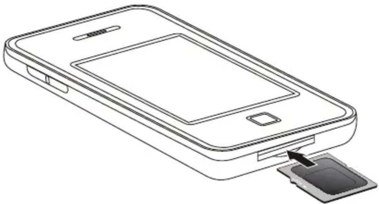 COBY MP822 - Installing a miniSD Memory Card (optional) - 2