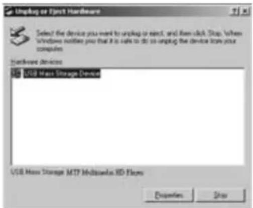 COBY MP-C7085 - Safely Remove Hardware: - 1