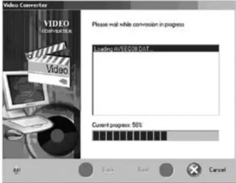 COBY MP-C7085 - Converting Video - 2