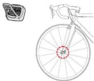 MIO Cyclo 605 HC - Installing the sensors on your bike (Cyclo 605 HC) - 1