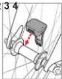 MIO Cyclo 605 HC - Installing the sensors on your bike (Cyclo 605 HC) - 2