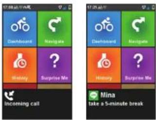 17:08 am 17:08 AM Dashboard Navigate History ? Surprise Me Incoming call 17:21 am 17:21 AM Dashboard Navigate History ? Surprise Me Mina take a 5-minute break