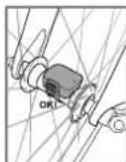 MIO Cyclo 605 HC - Installing the sensors on your bike (Cyclo 605 HC) - 5