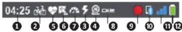 MIO Cyclo 605 HC - System icons - 1