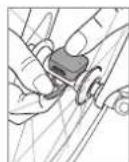 MIO Cyclo 605 HC - Installing the sensors on your bike (Cyclo 605 HC) - 3