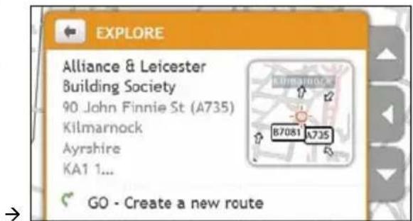 EXPLORE Alliance & Leicester Building Society 90 John Finnie St (A735) Kilmarnock Ayrshire KA1 1... GO - Create a new route