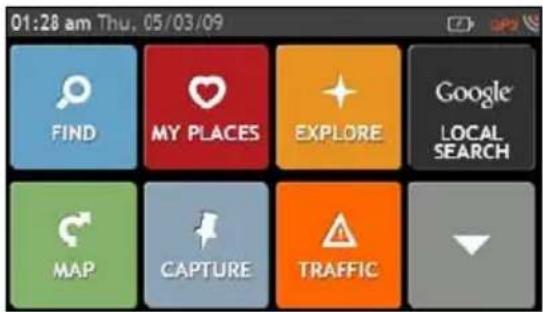 01:28 am Thu, 05/03/09 FIND MY PLACES EXPLORE Google LOCAL SEARCH MAP CAPTURE TRAFFIC