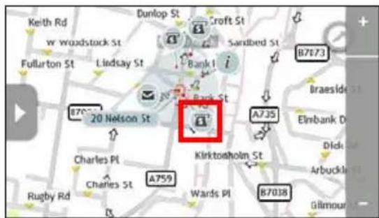 Keith Rd w Woodstock St Fullarton St Lindsay St Dunlop St Croft St Sarlsbad St Bank St B7673 Ibraeside St Elmbank D Dick St Arbuckle St Gilmour St 20 Nelson St Charles Pl Charles St A759 Kirktonholm St Wards Pl 87038