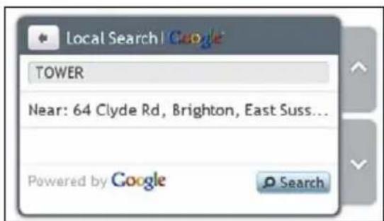 Local Search | Google TOWER Near: 64 Clyde Rd, Brighton, East Sussex... Powered by Google Search