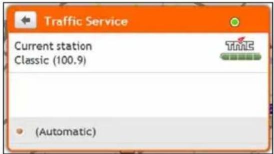 Traffic Service Current station Classic (100.9) (Automatic)