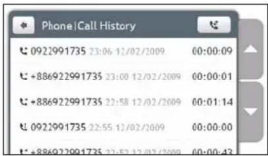 Phone\Call History 0922991735 23:06 12/02/2009 00:00:09 +886922991735 23:00 12/02/2009 00:00:01 +886922991735 22:58 12/02/2009 00:01:14 0922991735 22:55 12/02/2009 00:00:00 +886922991735 22:57 12/02/2009 00:00:43