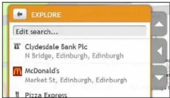 EXPLORE Edit search... Clydesdale Bank Plc N Bridge, Edinburgh, Edinburgh McDonald's Market St, Edinburgh, Edinburgh Pizza Express