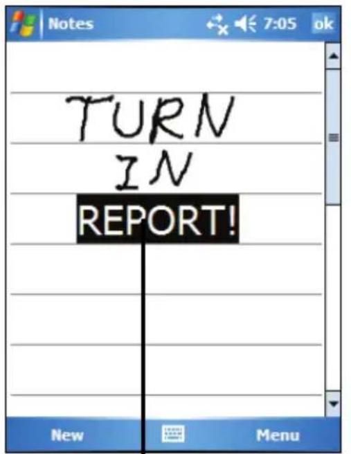 TURN IN REPORT! New Menu