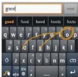 PCD Authority - Entering text using the Swype keyboard - 4