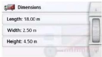 Dimensions Length: 18.00 m Width: 2.50 m Height: 4.50 m