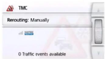 TMC Rerouting: Manually 0 Traffic events available