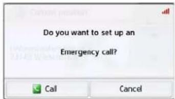 Do you want to set up an Emergency call?
