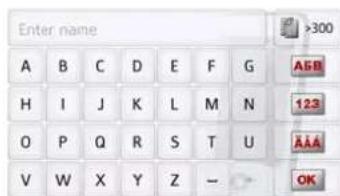 Enter name A B C D E F G H I J K L M N O P Q R S T U V W X Y Z - >300 A$B 123 AAA OK