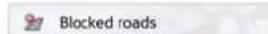 BECKER Active.5SL - The Blocked roads button - 1