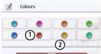 Colours ① ②