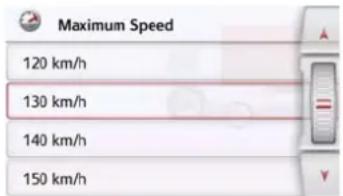 Maximum Speed 120 km/h 130 km/h 140 km/h 150 km/h