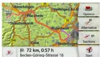 Remchingen Piorzheim Straubenhart 294 Calw Vaihingen An O 10 Rütersheim Sindelfingen 72 km, 0:57 h Becker-Göring-Strasse 16 Options Alternative Sections Start