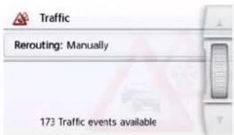 Traffic Rerouting: Manually 173 Traffic events available