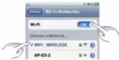 HP T450 - iOS: [AP-Modus] mit dem drahtlosen Access Point - 1