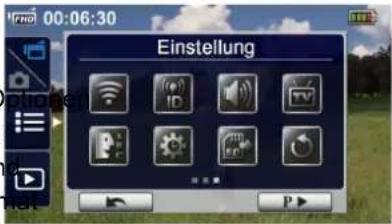 HP T450 - Einstellungen-Menü - 1