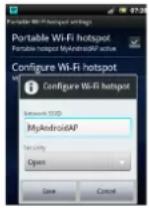 HP T450 - Android: [ Hotspot-Modus] mit drahtlosem Mobildienst - 2