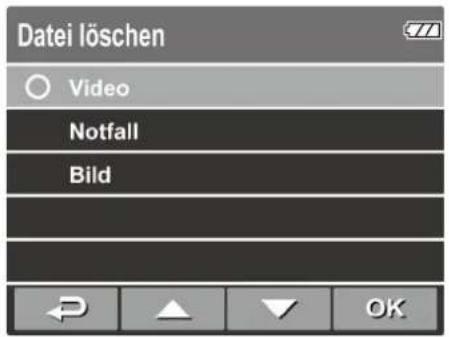 Datei löschen Video Notfall Bild