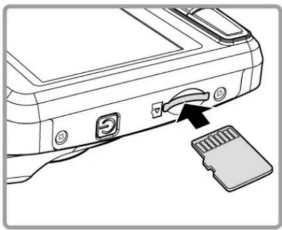 HP F300 - SD-Karte einstecken - 1