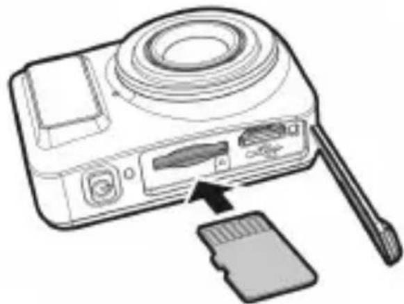 HP LC100W - Insertion de la carte mémoire - 1