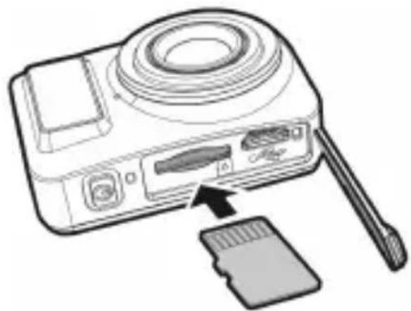 HP LC100W - Inserindo o cartão de memória - 1
