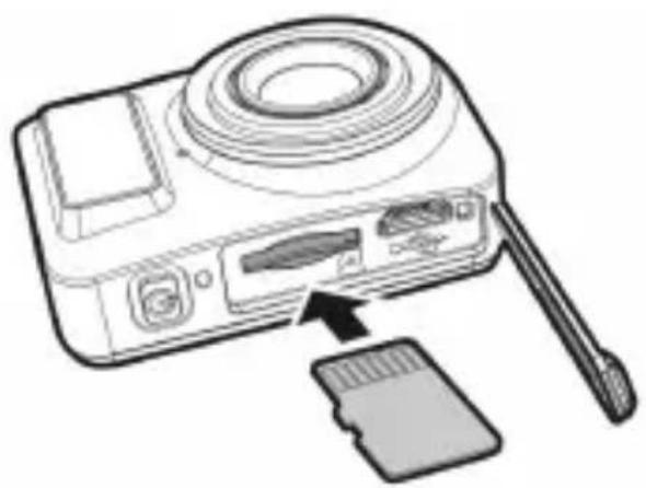 HP LC100W - Insertar la tarjeta de memoria - 1