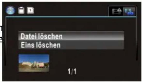 Datei löschen Eins löschen 1/1