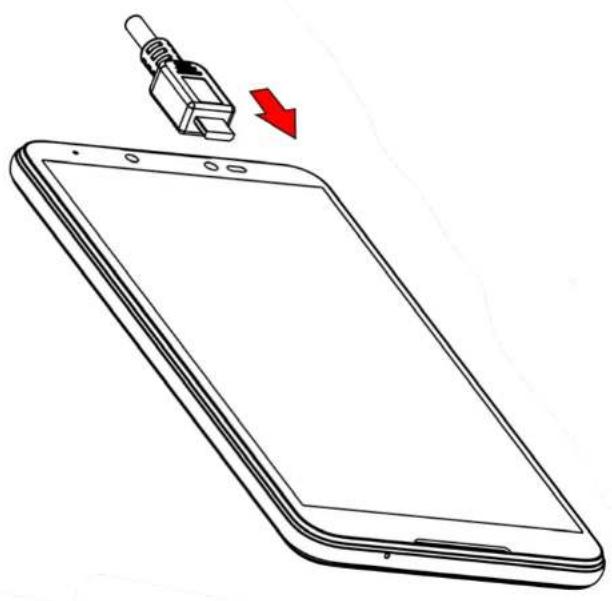 WIKO Y70 - \~ Recarga de la batería - 1