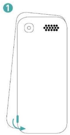 WIKO Riff 3 Plus - \~ Inserarea cartele SIM - 1