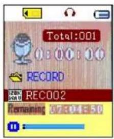 Total:001 0:00:00 RECORD RECO02 Remaining 07:00:50