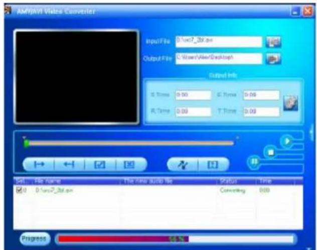 LENCO Xemio-668 - Conversión de archivos de vídeo al formato AMV/AVI - 5