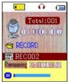 Total:001 0:00:00 RECORD RECO2 Remaining 07:30:50
