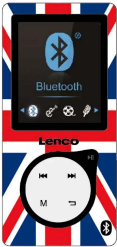 LENCO Xemio-658 UK - MP9 / MP4 player with Bluetooth - 1
