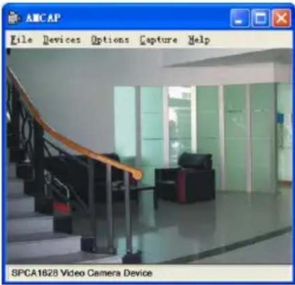 ANCAP File Devices Options Capture Help SPCA1828 Video Camera Device