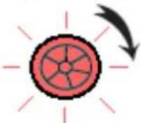 LENCO Podo-153 - Ein- und Ausschalten des LED-Blinker-Clips: - 1