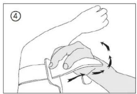 LENCO Podo-153 - Utilizar el brazalete incluido Llevar el brazalete: - 2