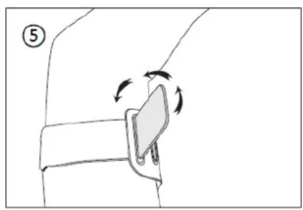 LENCO Podo-153 - Wear the armband: - 5
