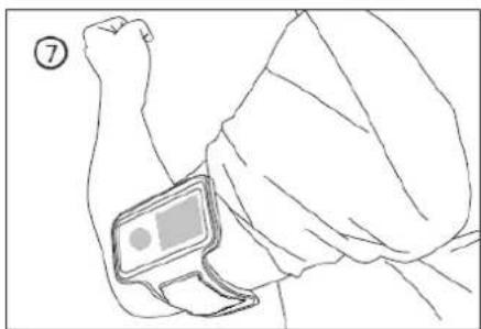 LENCO Podo-153 - Wear the armband: - 7